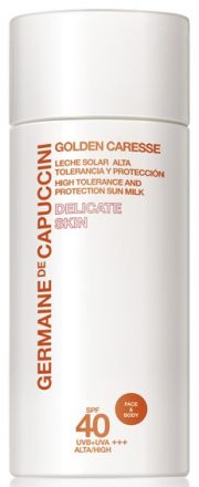 Germaine de capuccini Golden Caresse High Tolerance and Protection Sun Milk SPF40 - Opalovací mléko pro citlivou pleť SPF40 150ml