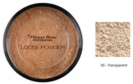 Pierre René Loose Powder Professional - Transparentní pudr č. 03 Transparent 8 g
