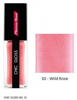 Pierre René Chic Gloss - Lesk na rty č. 02 Wild Rose 15g