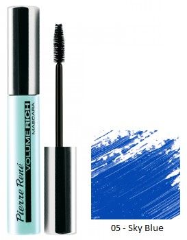 Pierre René Volume Rich Mascara - Objemová řasenka č. 05 Sky Blue 10ml