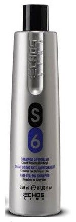 Echosline Anti-Yellow Shampoo S6 - Šampon proti žloutnutí vlasů 350 ml