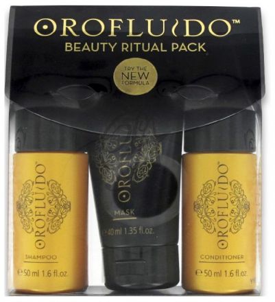 Orofluido Cestovní sada - Šampon 50 ml + Kondicioner 50 ml + Maska 40 ml Dárková sada