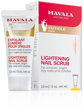 Mavala Lightening Nail Scrub Mask - Zesvětlující peeling na nehty a nehtovou kůžičku 15 ml