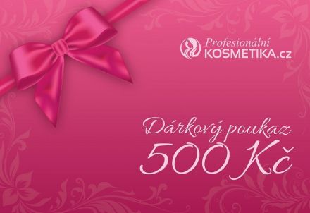Dárkový poukaz v hodnotě 500 Kč