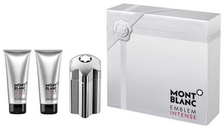 MontBlanc Emblem Intense Set - EDT 100ml + Sprchový gel 100ml + Balsám po holení 100ml Dárková sada