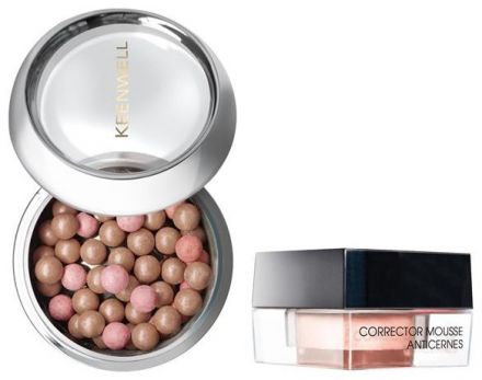 Keenwell Summer Set - Tónovací kuličková tvářenka č.1 42g + Pěnový korektor č.1 5g Dárková sada