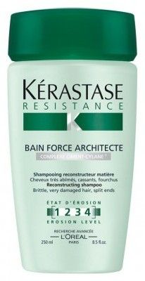 Kerastase Resistance Bain Force Architecte Shampoo - Šampon pro velmi poškozené vlasy 80ml cestovní balení