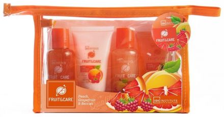 Aquarius Set Orange - Sprchový gel 70ml + Šampon 70ml+ Tělové mléko 50ml + Tělový peeling 50ml Dárková sada