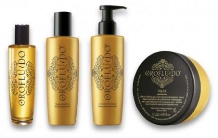 Orofluido Original Home Set - Elixír 100ml + Šampon 200ml + Kondicionér 200ml + Maska 250ml + Ručník 1ks Dárková sada