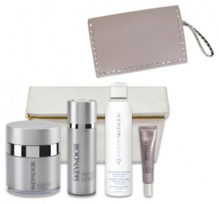 Skeyndor Eternal Letní sada 2018 - Krém Eternal 50 ml + Sérum 30 ml + Micelární voda Aquatherm 100 ml + Neceser Dárková sada