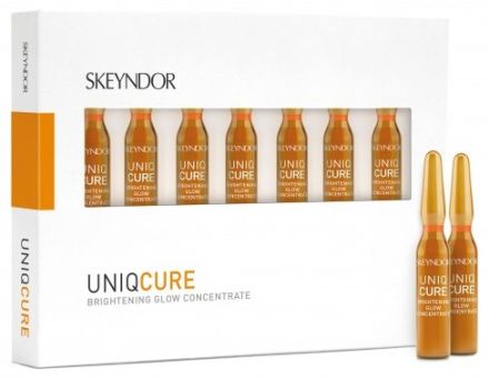 Skeyndor Uniq Cure Brightening Glow Concetrate - Rozjasňující koncentrát 7 x 2 ml