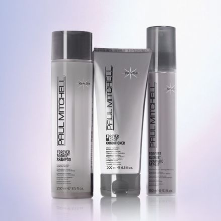 Paul Mitchell Forever Blonde Set - Kondicioner 200 ml + šampon 250 ml + péče 150 ml Dárková sada