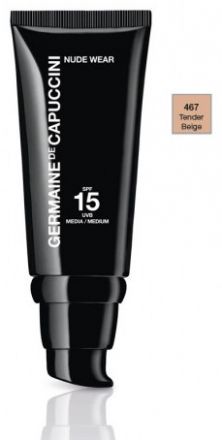 Germaine de Capuccini Nude Wear SPF 15 467 Tender Beige - Make-up modelující tvář 30 ml