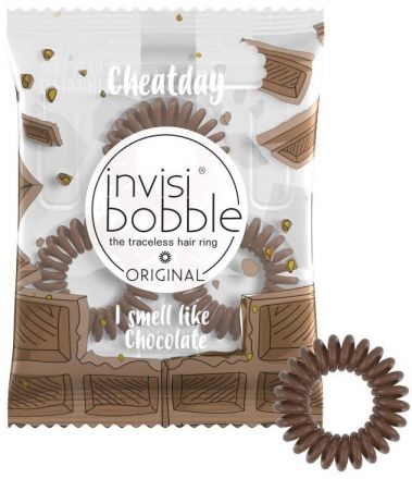 Invisibobble Original Cheatday - Voňavé gumičky do vlasů 3 ks Čokoláda