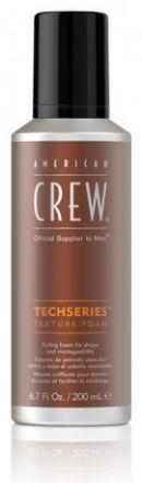 American Crew Techseries Texture Foam - Stylingová pěna pro tvarování a úpravu 200 ml