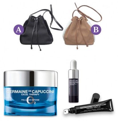 Germaine de Capuccini Excel Therapy O2 Cityproof Vánoční sada - Krém 50 ml + oční krém 15 ml + noční reparační sérum 15 ml + kabelka Dárková sada