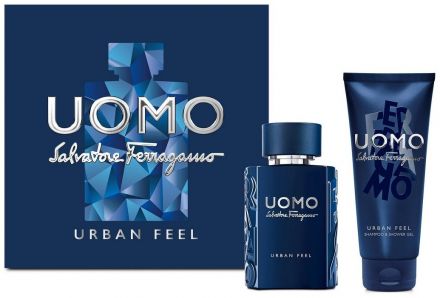 Salvatore Ferragamo Uomo Urban Feel Set - EDT 50 ml + sprchový gel 100 ml Dárková sada