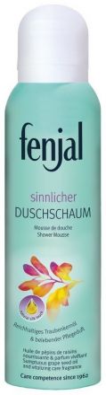 Fenjal Shower Mousse Vitality - Sprchová pěna s olejem z hroznových jader 200 ml