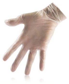 Labor Pro Jednorázové vinylové rukavice s pudrem S 100 ks