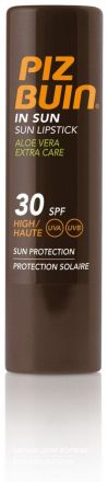 Piz Buin Sun Lipstick Aloe Vera SPF30 - Ochranný balzám na rty SPF30 4,9 g