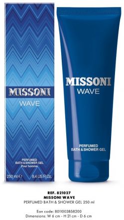 Missoni Wave Bath and Shower Gel - Sprchový gel 250 ml