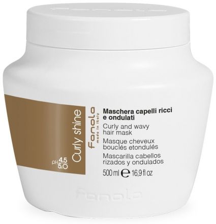 Fanola Curly Shine Mask - Maska na vlnité vlasy 500ml