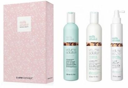 Milk Shake Volume Trio - Objemový šampon 300 ml + Objemový kondicionér 300 ml + sprej pro objem 175 ml Dárková sada