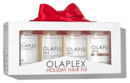 Olaplex Holiday Hair Fix 2020 - Obnovující šampon 100 ml + kondicionér 100 ml + bezoplachový krém 100 ml + kúra 100 ml Dárková sada