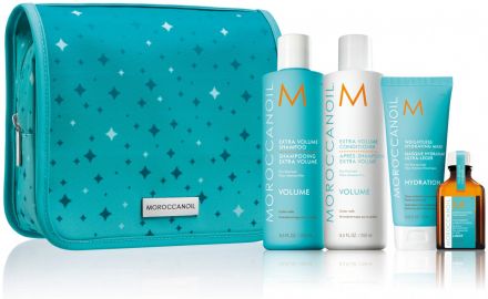 Moroccanoil Volume Sada - Šampon 250 ml + kondicionér 250 ml + maska 75 ml + olejová péče 25 ml Dárková sada