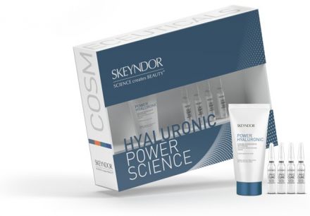 Skeyndor Power Hyaluronic Power Science - Hydratační emulze(tuba) 25 ml + ampule peeling 4 x 2 ml Dárková sada