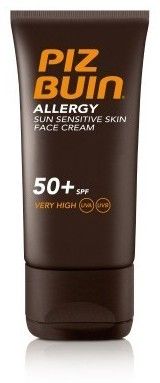 Piz Buin Allergy Face Cream SPF50+ - Opalovací krém na obličej SPF50+ 50 ml