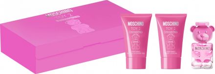 Moschino Toy 2 Bubble Gum Mini Sada - Sprchový gel 25 ml + tělové mléko 25 ml + EDT 5 ml Dárková sada