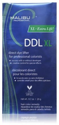 Malibu C DDL Xl Direct Dye lifter - Vysoce koncentrovaný prášek, který účinně odstraňuje nežádoucí přímá barviva 6 x 20 g