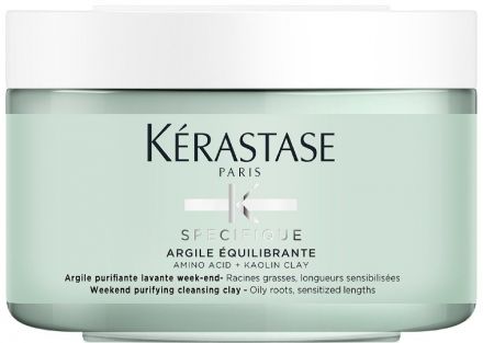 Kérastase Specifique Argile Équilibrante - Čistící jíl pro mastné kořínky a citlivé délky vlasů 250 ml
