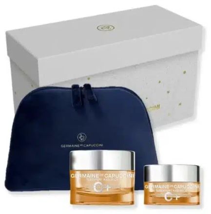 Germaine de Capuccini Timexpert C+ Vánoční Set - Antioxidační rozjasňující pleťový krém 50 ml + Antioxidační rozjasňující krém na oční okolí 15 ml Dárková sada