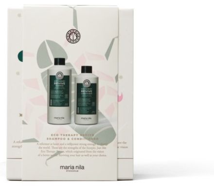 Maria Nila Eco Therapy Revive Sada - Šampon 350 ml + kondicionér 300 ml Dárková sada