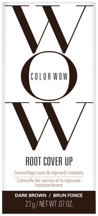 Color Wow Root Cover Up Dark Brown - Pudr na vlasy pro zakrytí odrostů tmavě hnědý 2,1 g
