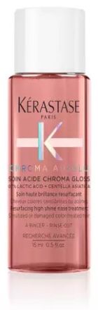 Kérastase Chroma Absolu Soin Acie Chroma Gloss Travel Size - Regenerační oplachová kúra pro lesk vlasů 15 ml Cestovní balení