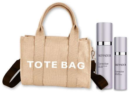 Skeyndor Corrective Normální a Mastná Pleť Letní Sada - Emulze pro výplň vrásek 50 ml + sérum proti vráskám 30 ml Dárková sada