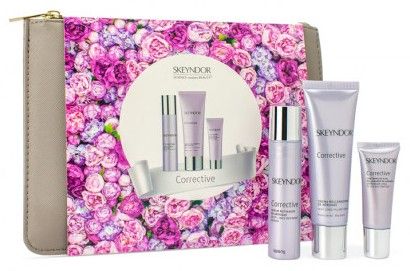 Skeyndor Corrective Spring Set - Krém 30 ml + sérum 15 ml + krém na oční okolí 5 ml Dárková sada