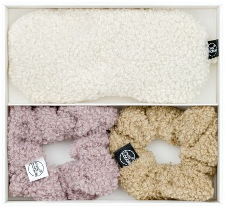 Invisibobble SPRUNCHIE EXTRA COMFY Set - 2 x gumička do vlasů + maska na spaní 1 ks Dárková sada