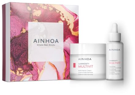 Ainhoa Multivit Vánoční Sada - Multivitamínový krém 50 ml + sérum 50 ml Dárková sada