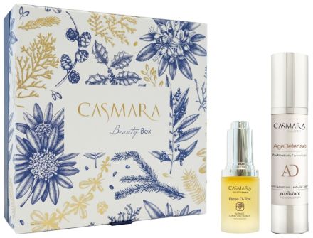 Casmara Age Defence Vánoční Sada - Krém 50 ml + elixír Rose D-Tox 15 ml Dárková sada