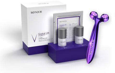 Skeyndor Global Lift V-Shape Lifting Home Care - Krém 30 ml + elixír 30 ml Dárková sada