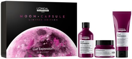 L´oréal Professionnel Serie Expert Curl Expression Trio Vánoční Sada - Šampon 300 ml + maska 250 ml + hydratační krém 200 ml Dárková sada