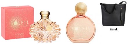 Lalique Soleil Set - EDP 50 ml + Hair Mist 50 ml + Kabelka Dárková sada