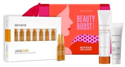 Skeyndor Power C+ Letní Set - Krém 25 ml + DD krém 01 15 ml + rozjasňující ampule 7 x 2 ml Dárková sada