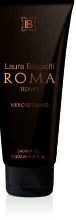 Laura Biagiotti Roma Uomo Nero Estremo Shower Gel - Pánský sprchový gel 200 ml