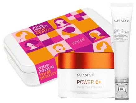 Skeyndor Power C+ Letní Set - Emulze 50 ml + chladivý oční krém 15 ml + emulze 25 ml + emulze 15 ml Dárková sada
