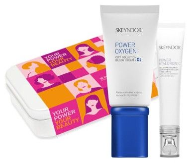 Skeyndor Power Oxygen Set - Krém 50 ml + oční krém 15 ml + krém 25 ml emulze 15 ml Dárková sada
